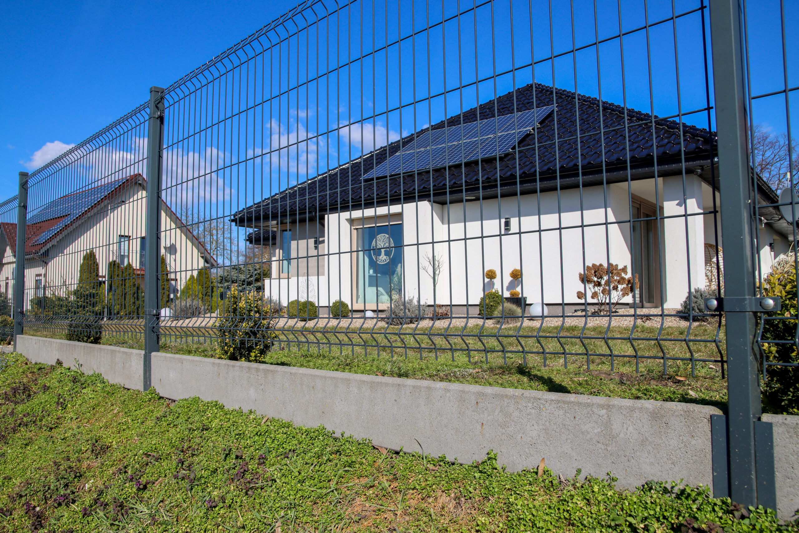 ogrodzenie, brama wjazdowa